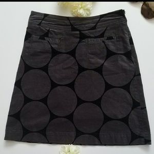 Boden Grey and Black Skirt